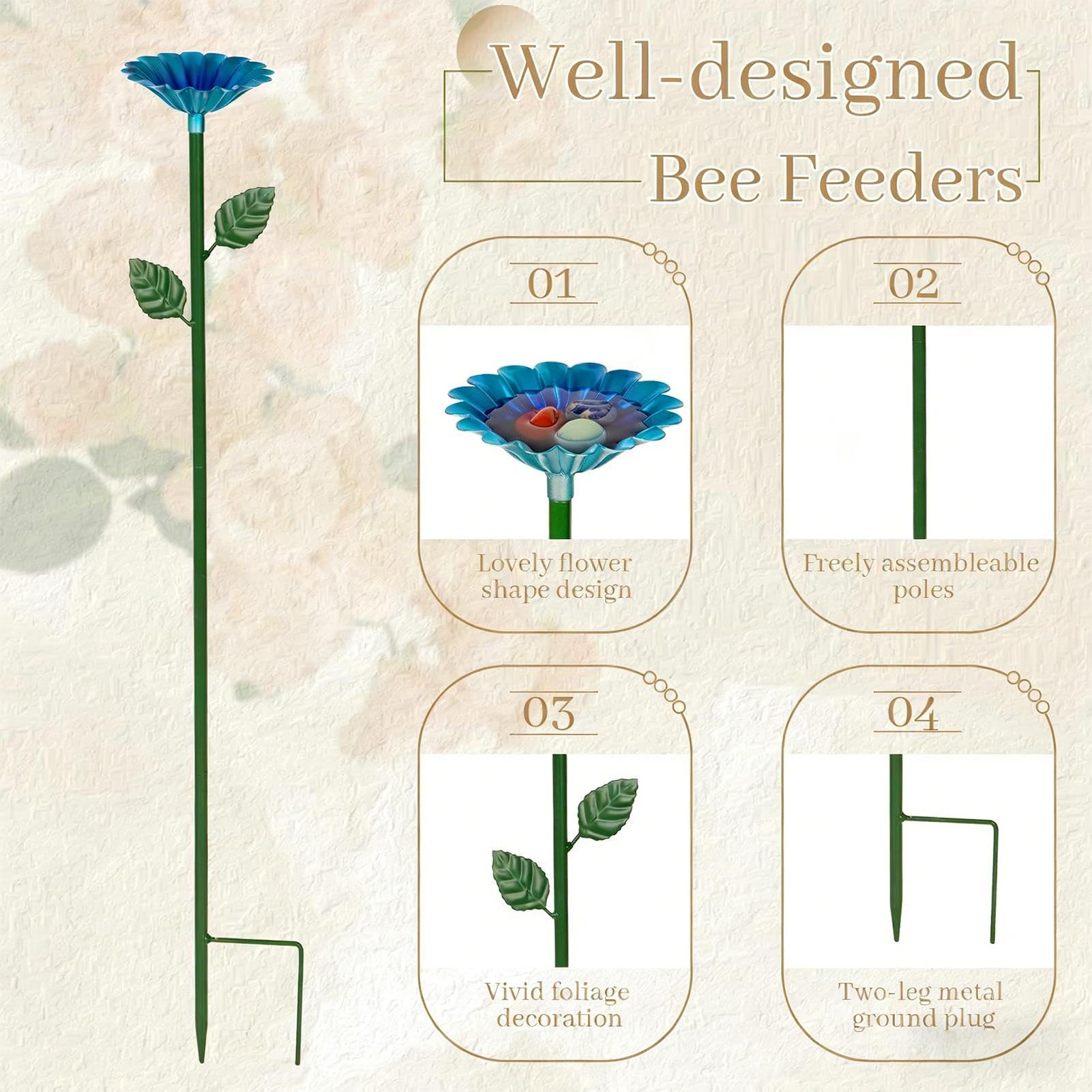 Gardening Tools Toolstation - Bee Watering Station 4 Pieces Beekeeping