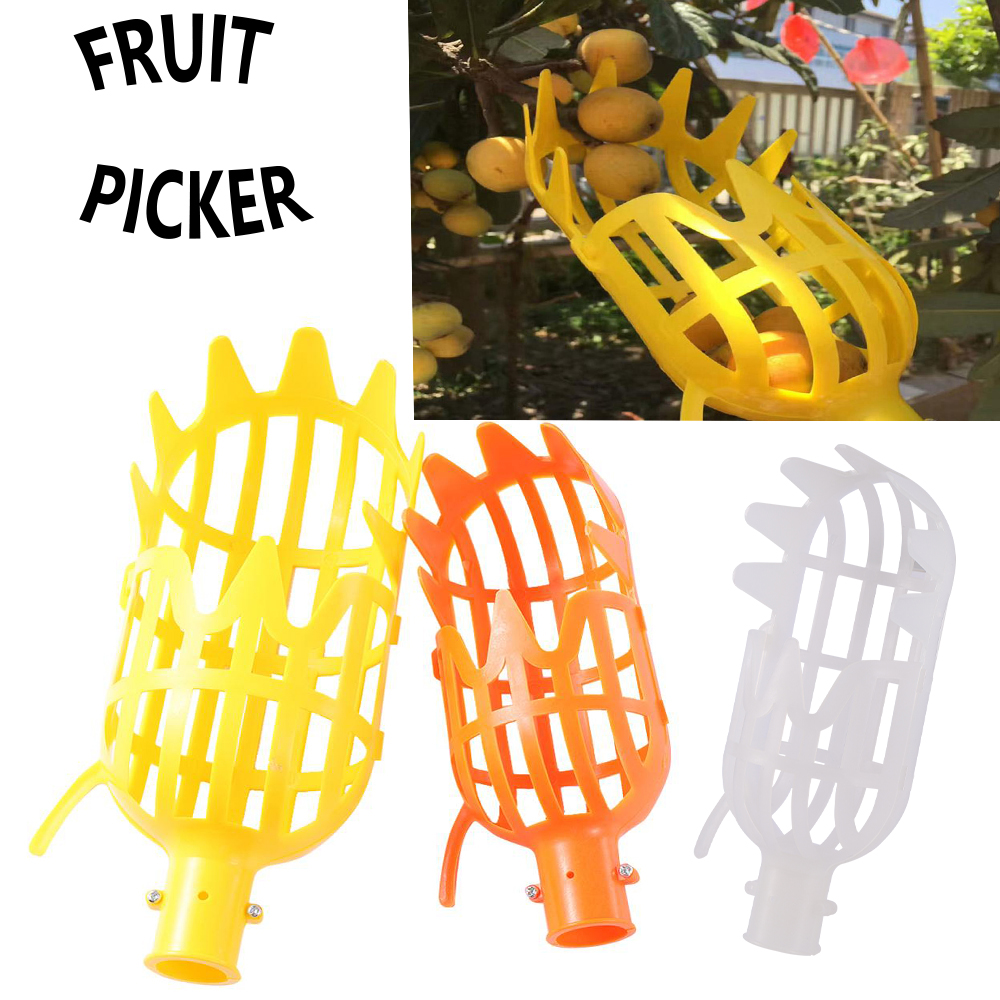 Gardening Tools Rack - Garden Basket Fruit Picker Head Plastic