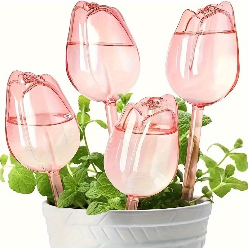 Gardening Tools For Home - 1/8pcs Premium Pink Self Watering Plant