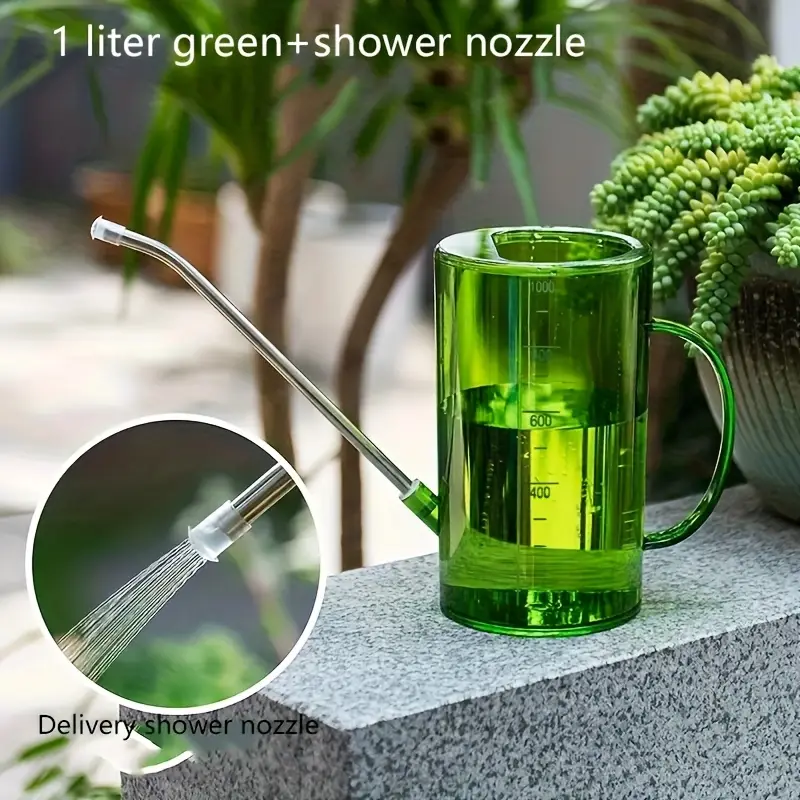 1L Long Spout Watering Can wit - Watering Can Long Spout 评论和价格