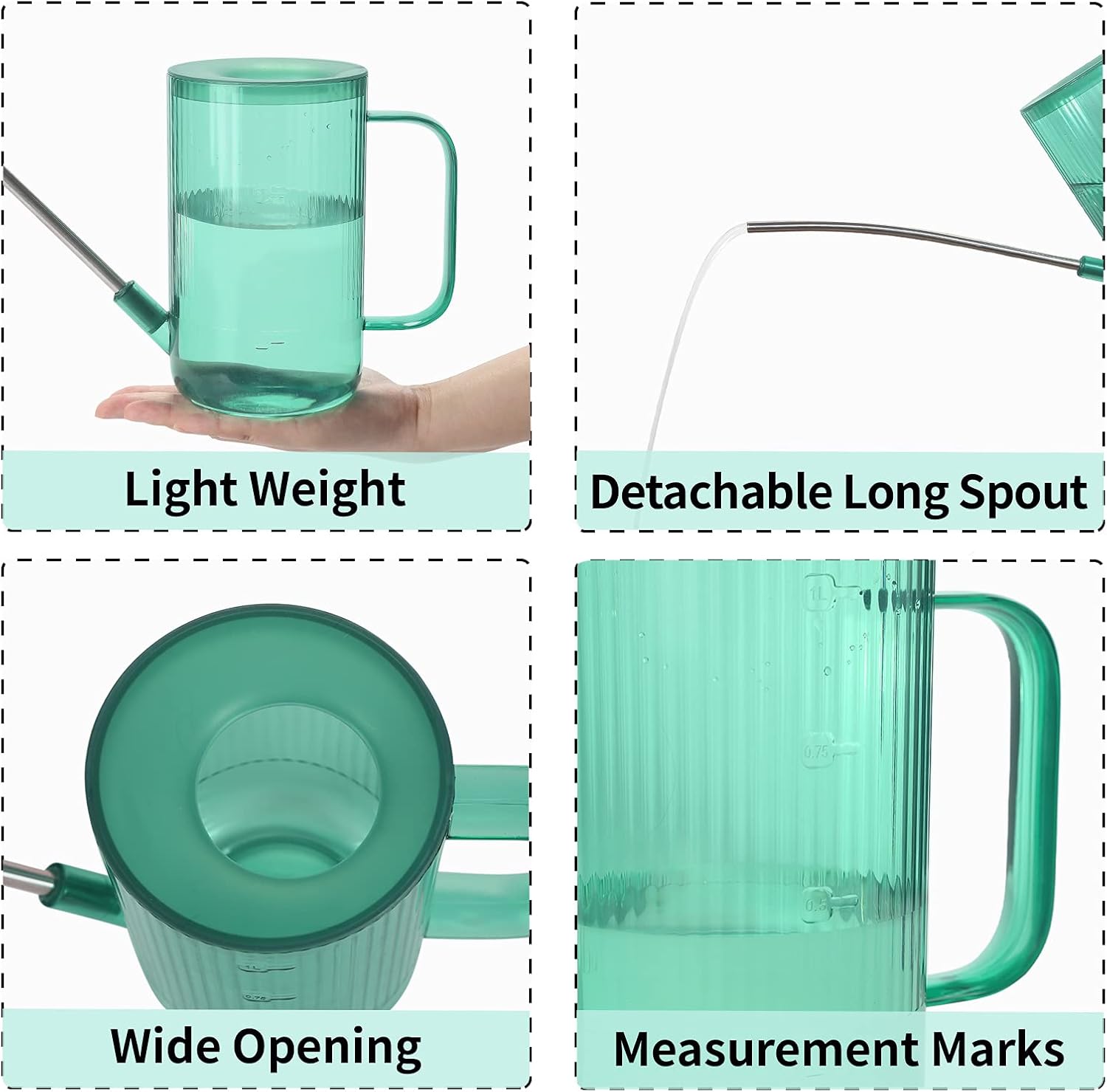 Indoor Plant Watering Can with - Watering Can Long Spout 评论和价格
