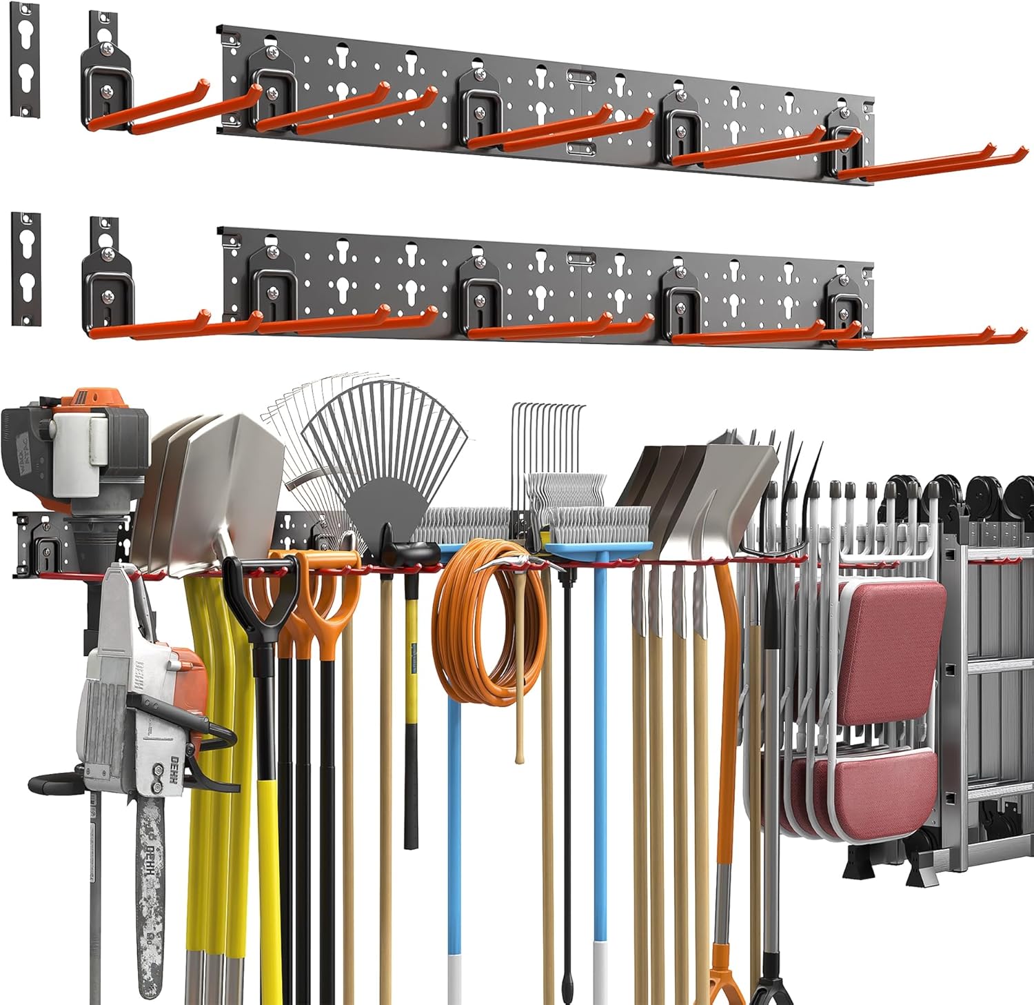 Garden Tool Organizer Wall Mou - Gardening Tools Rack 评论和价格