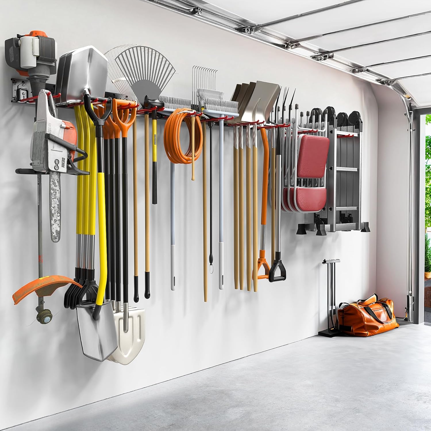 Garden Tool Organizer Wall Mou - Gardening Tools Rack 评论和价格