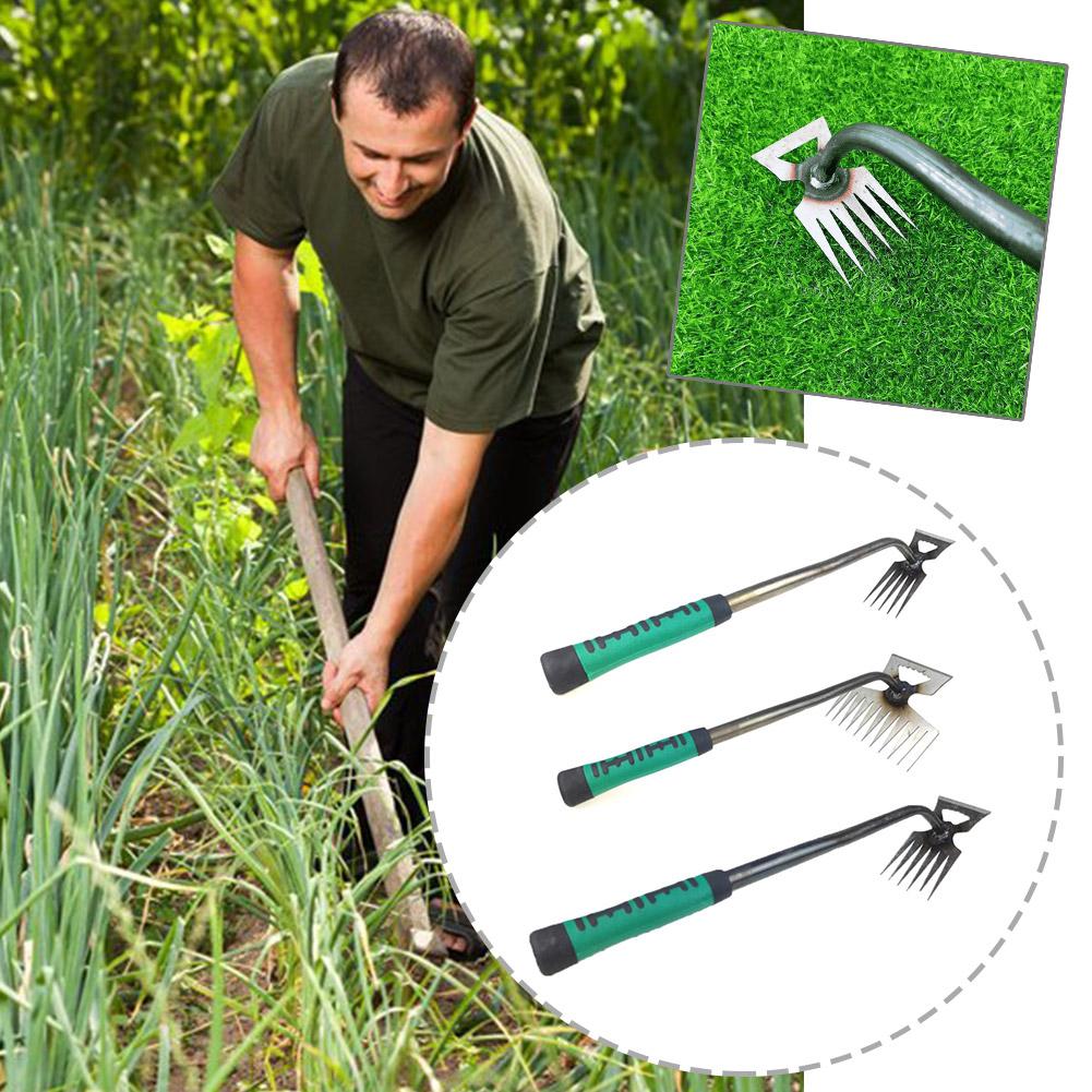 2 In 1 Garden Rake Manual Weed - Gardening Tools To Remove Grass 评论和价格