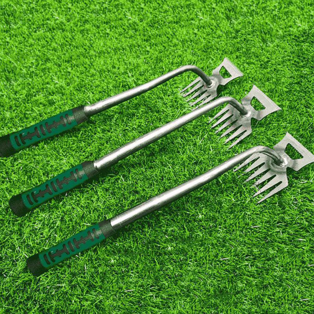 2 In 1 Garden Rake Manual Weed - Gardening Tools To Remove Grass 评论和价格