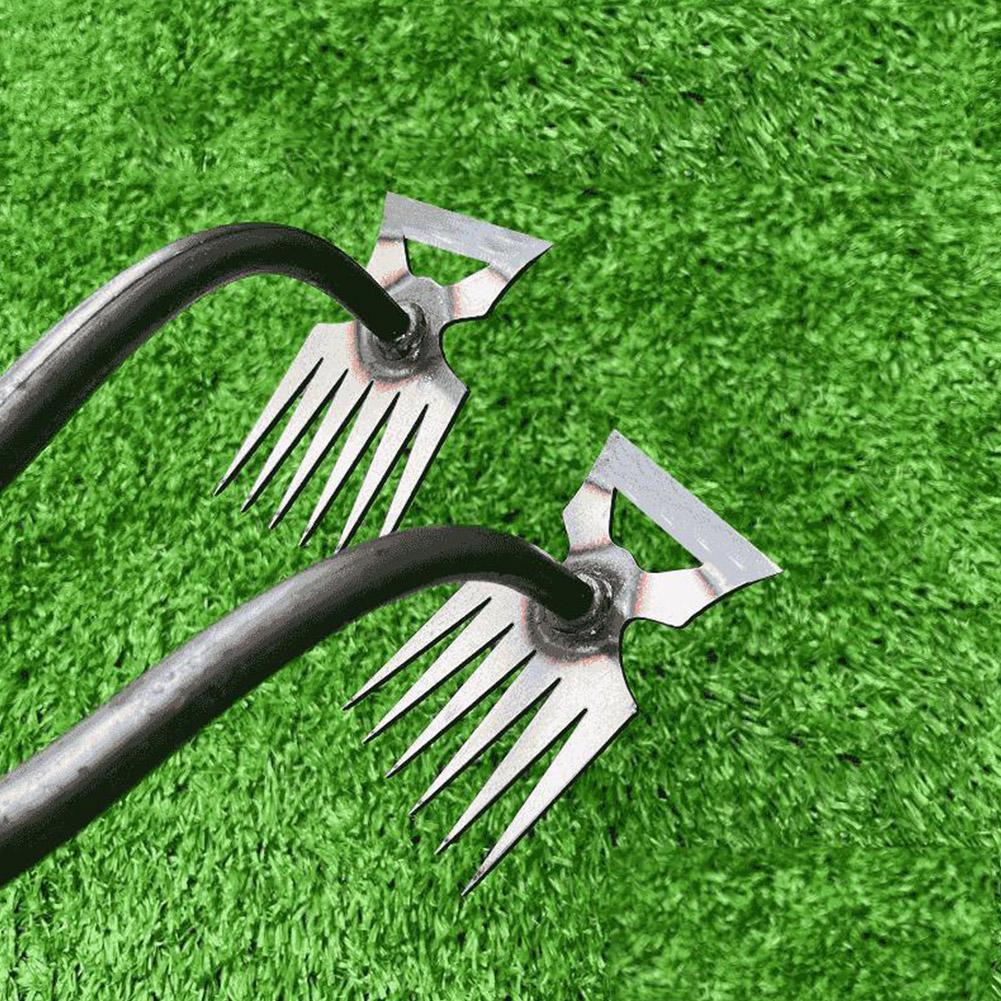 2 In 1 Garden Rake Manual Weed - Gardening Tools To Remove Grass 评论和价格