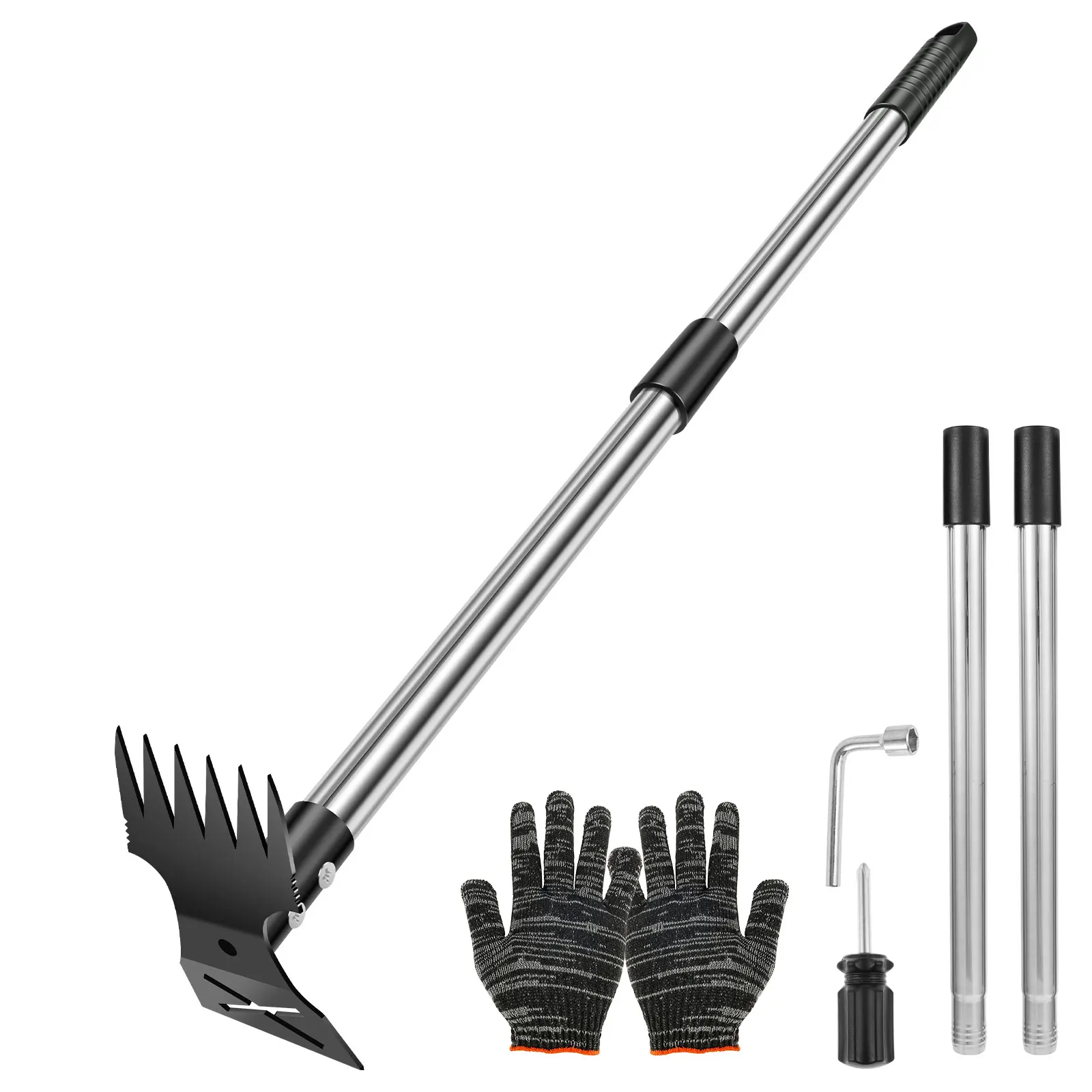 Garden Thatch Rake Stainless S - Gardening Tools To Remove Grass 评论和价格
