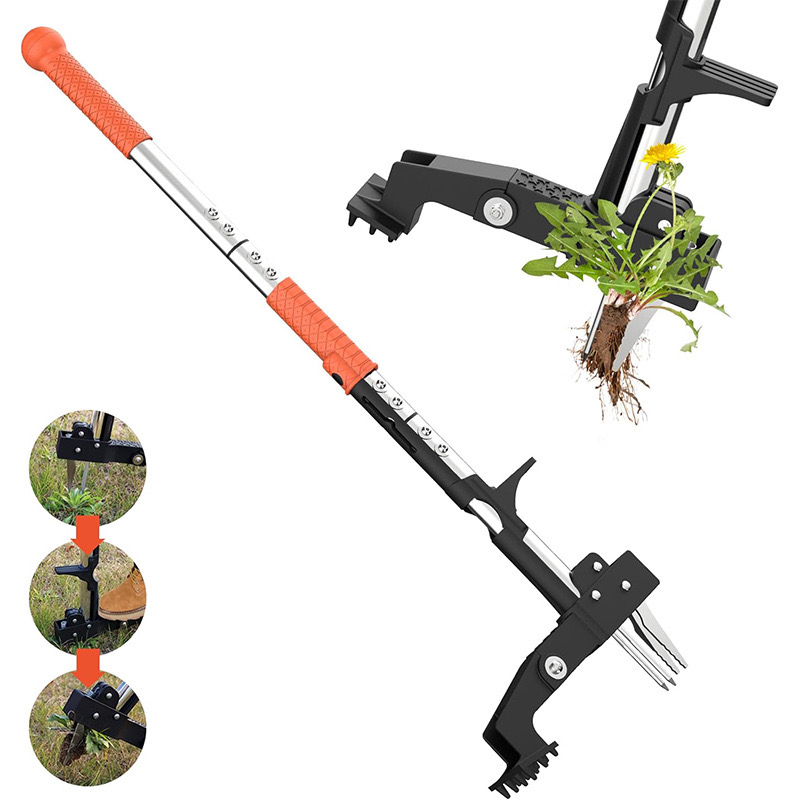 Stand Up Weeder Root Removal T - Gardening Tools To Remove Grass 评论和价格