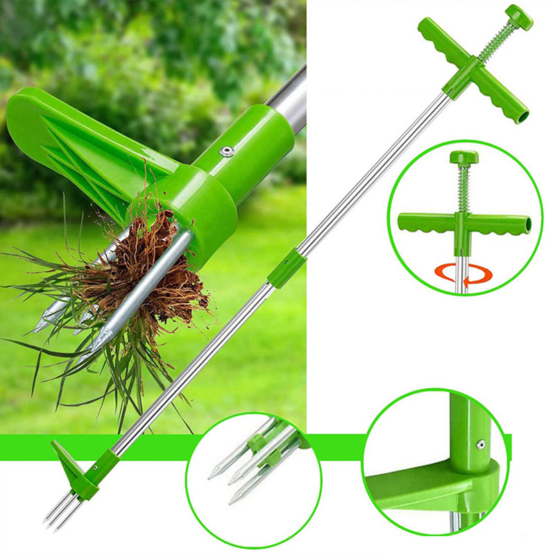 Portable Long Handle Weed Remo - Gardening Tools To Remove Grass 评论和价格