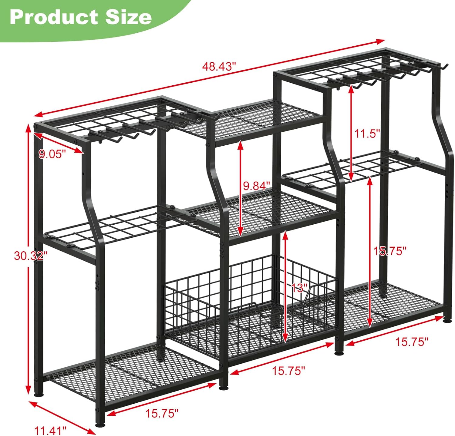 Heavy Duty 3 Tier Garden Tool  - Gardening Tools Rack 评论和价格