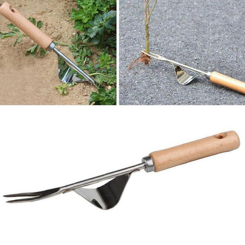 Steel Root Extractor Wooden Ha - Gardening Tools To Remove Grass 评论和价格