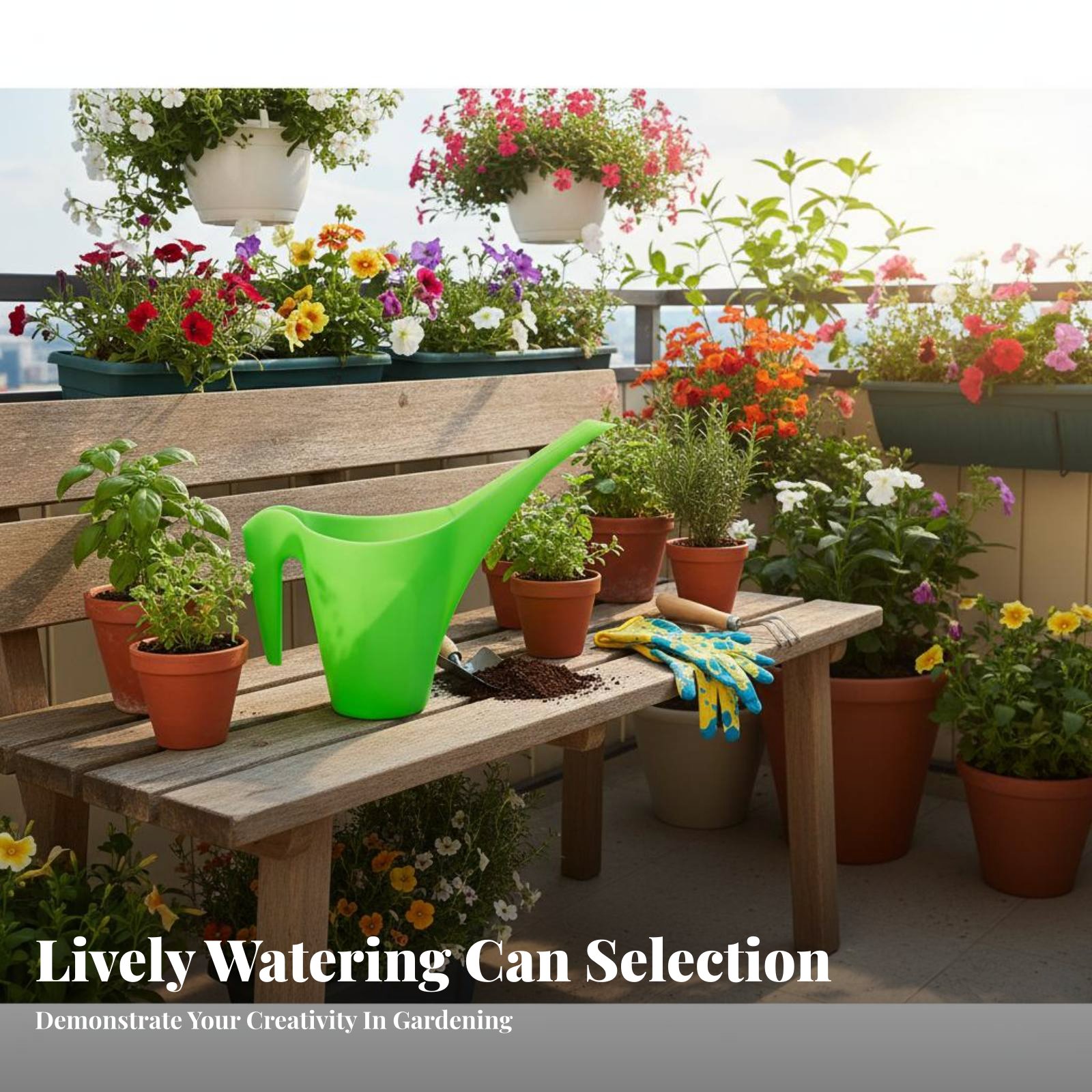 Plastic Watering Can with Spri - Watering Can Long Spout 评论和价格