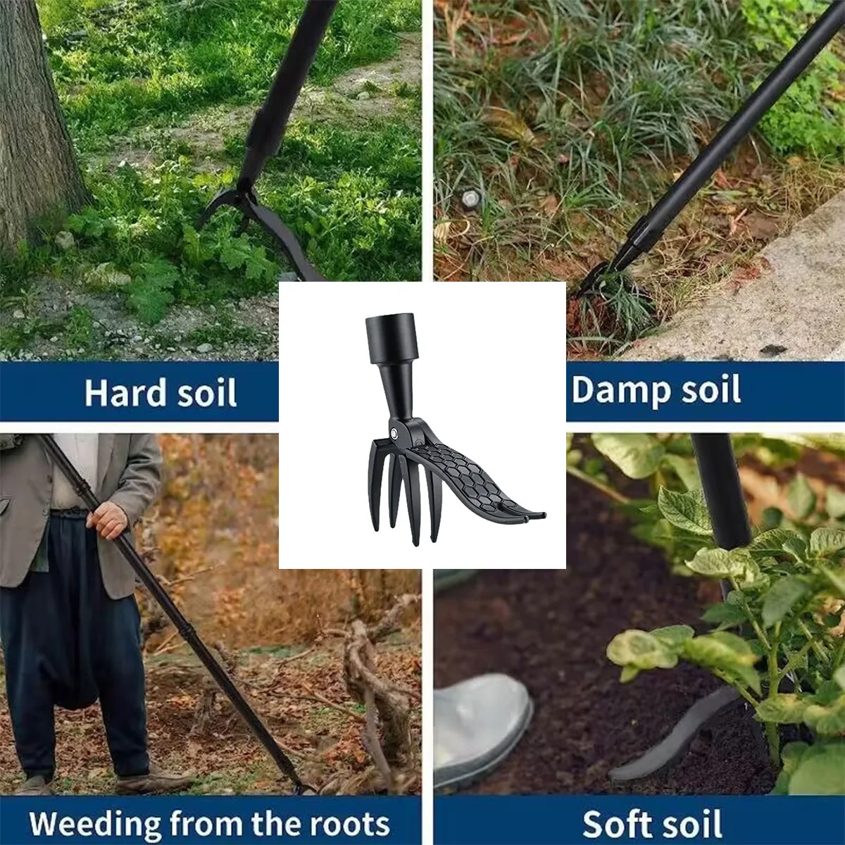 Stand Up Weed Puller Claw Tool - Gardening Tools To Remove Grass 评论和价格