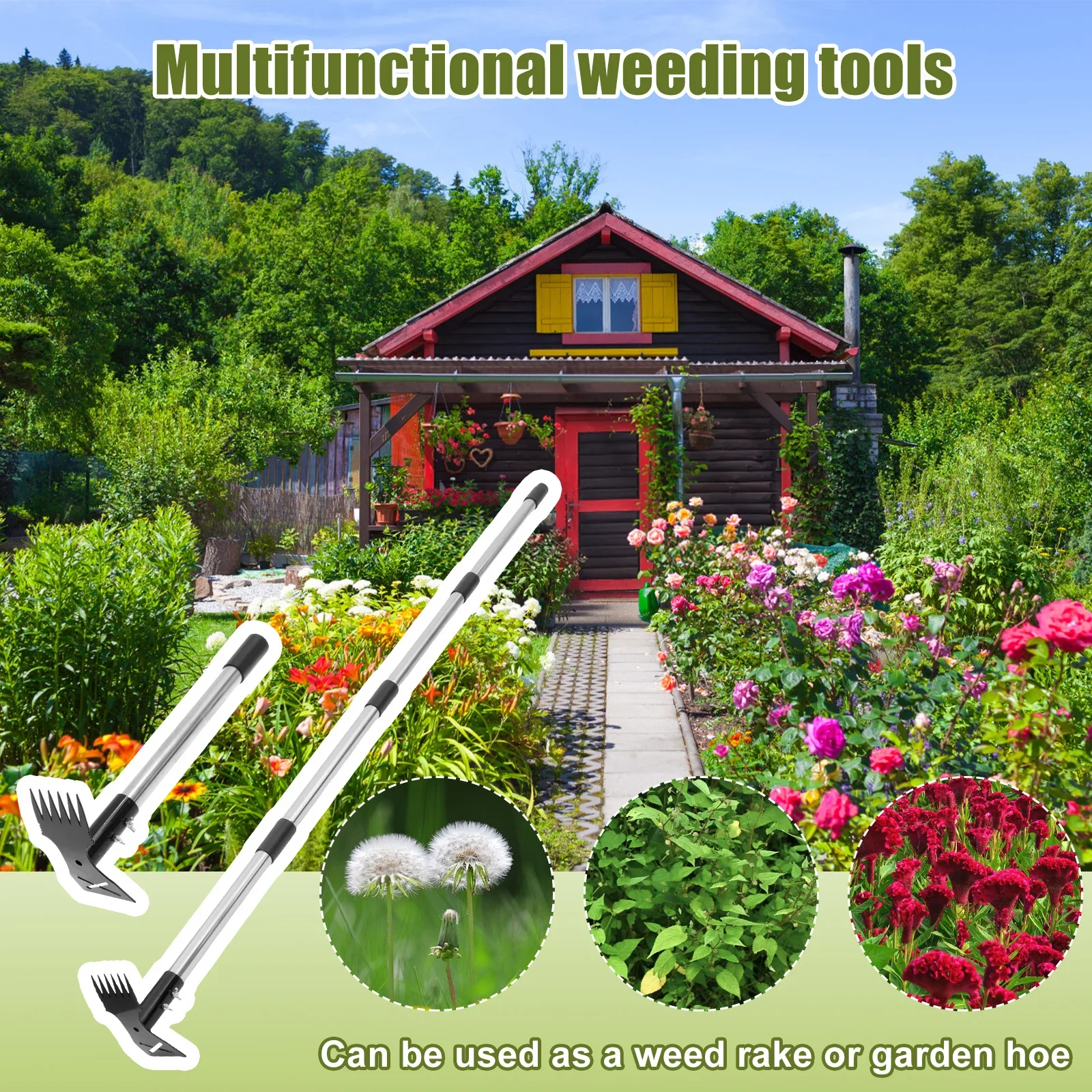 2-in-1 Extended Weed Puller To - Gardening Tools To Remove Grass 评论和价格