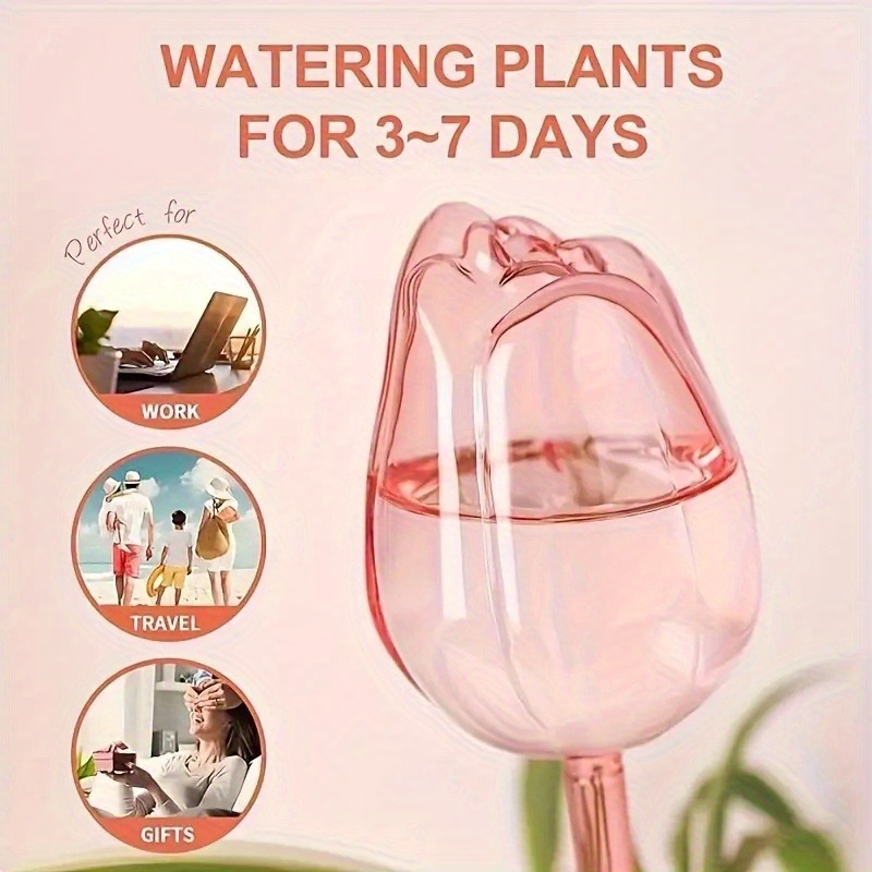 1/8pcs Premium Pink Self Water - Gardening Tools For Home 评论和价格