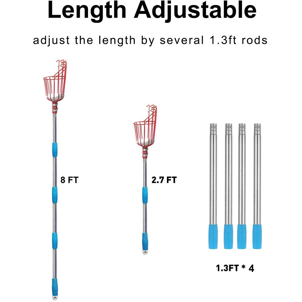 260cm fruit picker, adjustable - Gardening Tools Rack 评论和价格